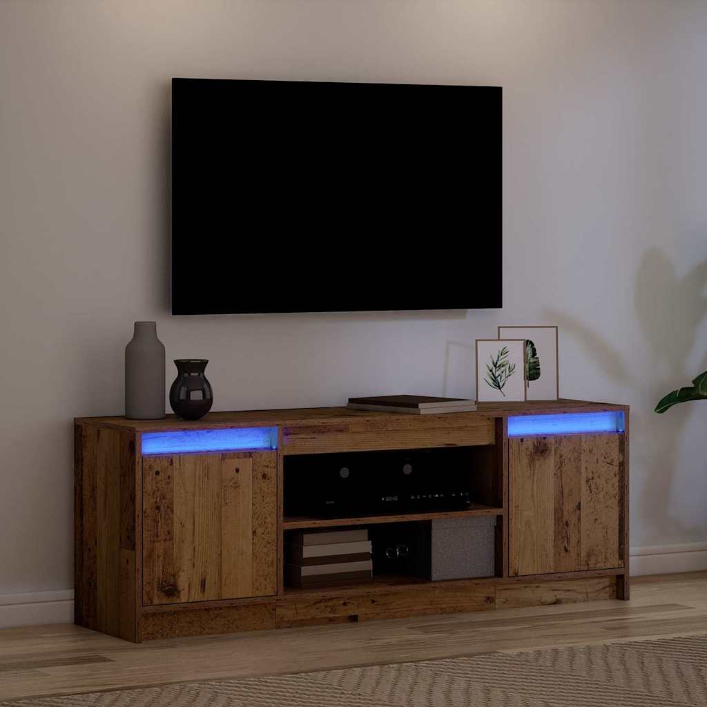 Cabinet TV Maro 139.5 x 34 x 50 cm Lemn compozit GartenMobel Dekor