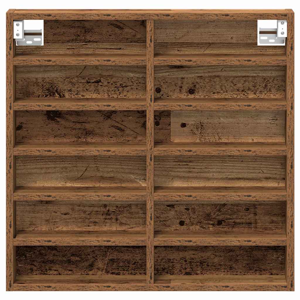 Cabinet de afișare Lemn Vechi 60 x 8.5 x 58 cm Lemn compozit GartenMobel Dekor