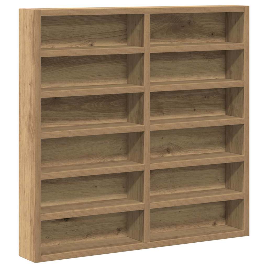 Cabinet de afișare cu raft stejar artizanal 60 x 8.5 x 58 cm GartenMobel Dekor