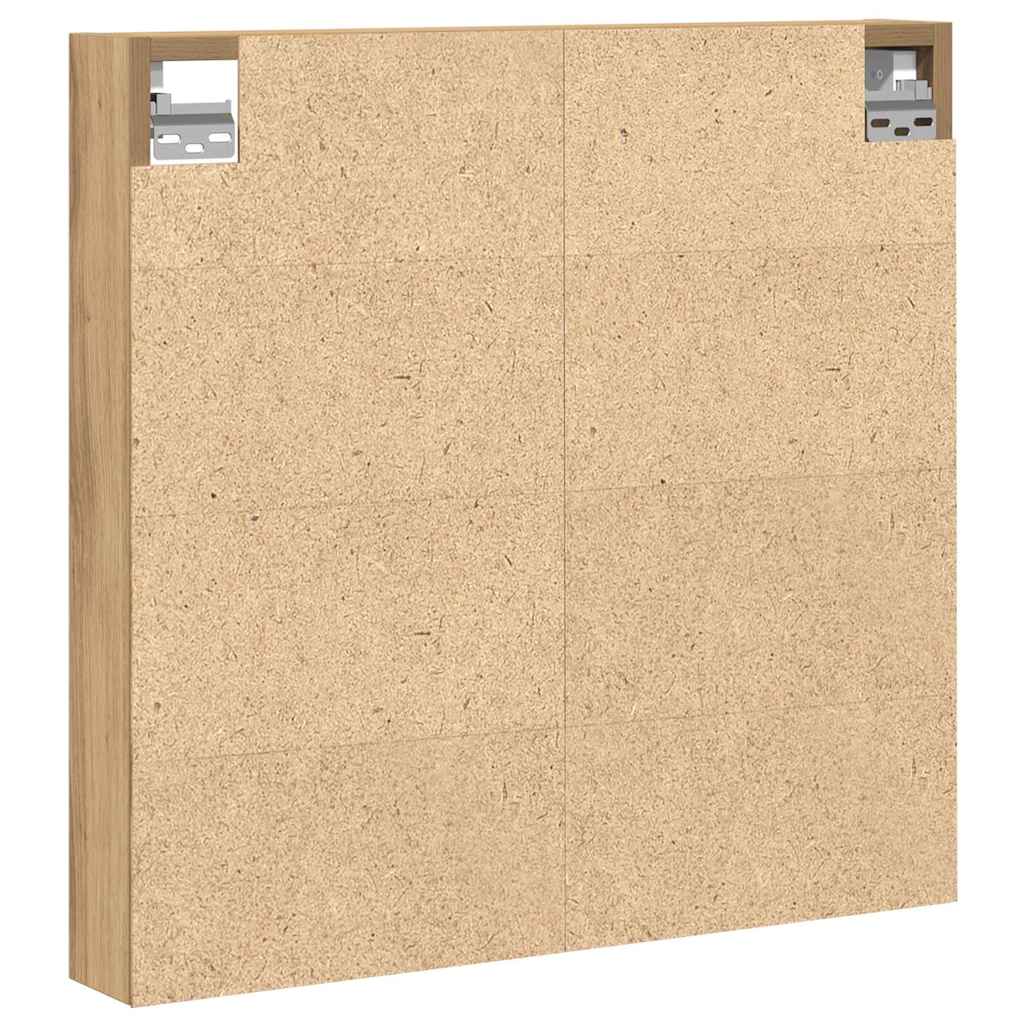 Cabinet de afișare cu raft stejar artizanal 60 x 8.5 x 58 cm GartenMobel Dekor