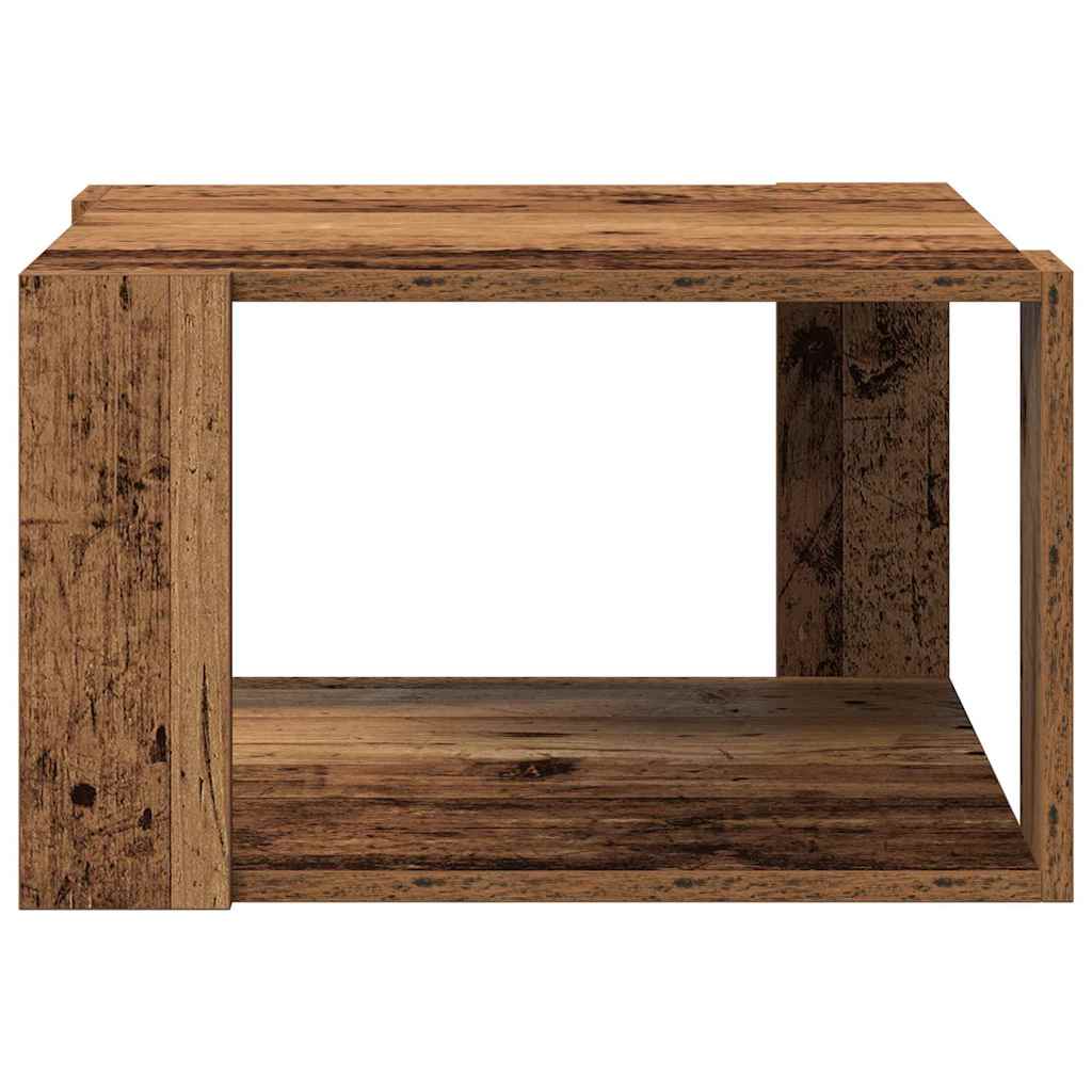 Masă de cafea Lemn vechi 51.5 x 51.5 x 30 cm Lemn compozit GartenMobel Dekor