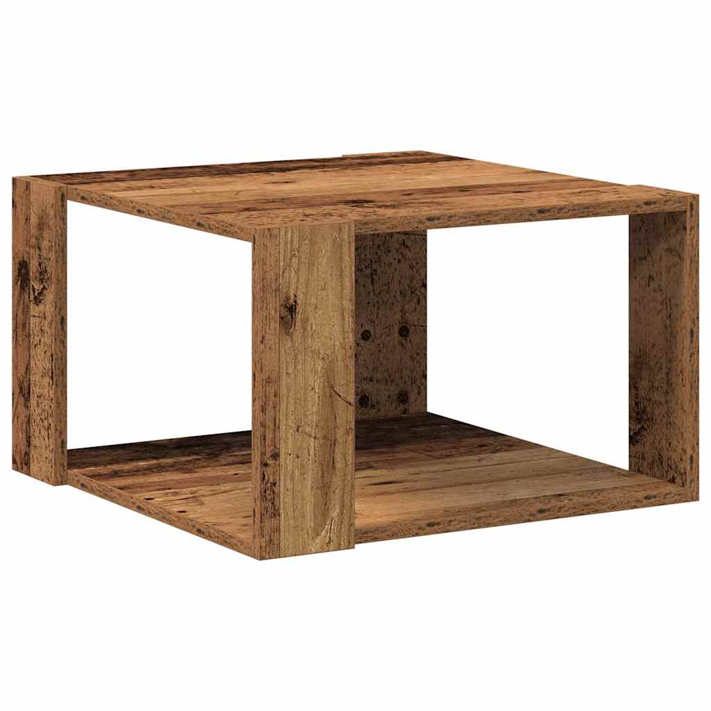 Masă de cafea Lemn vechi 51.5 x 51.5 x 30 cm Lemn compozit GartenMobel Dekor
