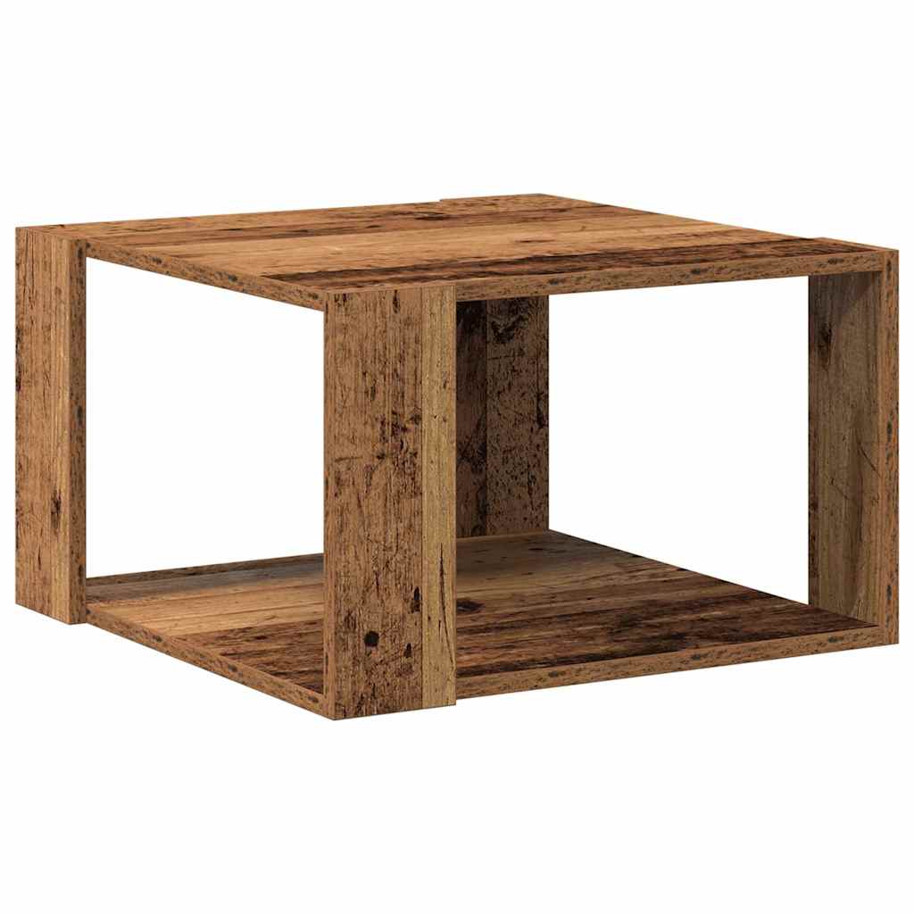 Masă de cafea Lemn vechi 51.5 x 51.5 x 30 cm Lemn compozit GartenMobel Dekor