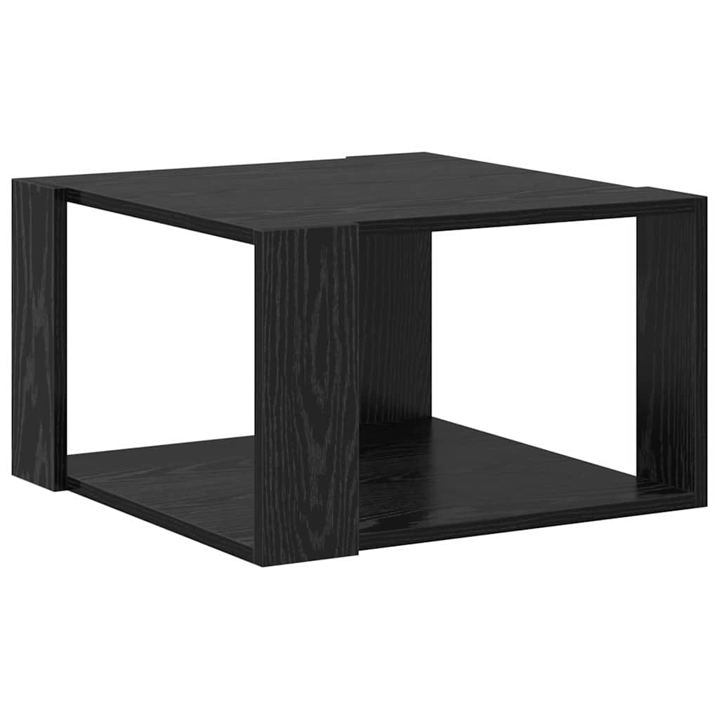 Masă de cafea Stejar negru 51.5 x 51.5 x 30 cm Lemn compozit GartenMobel Dekor