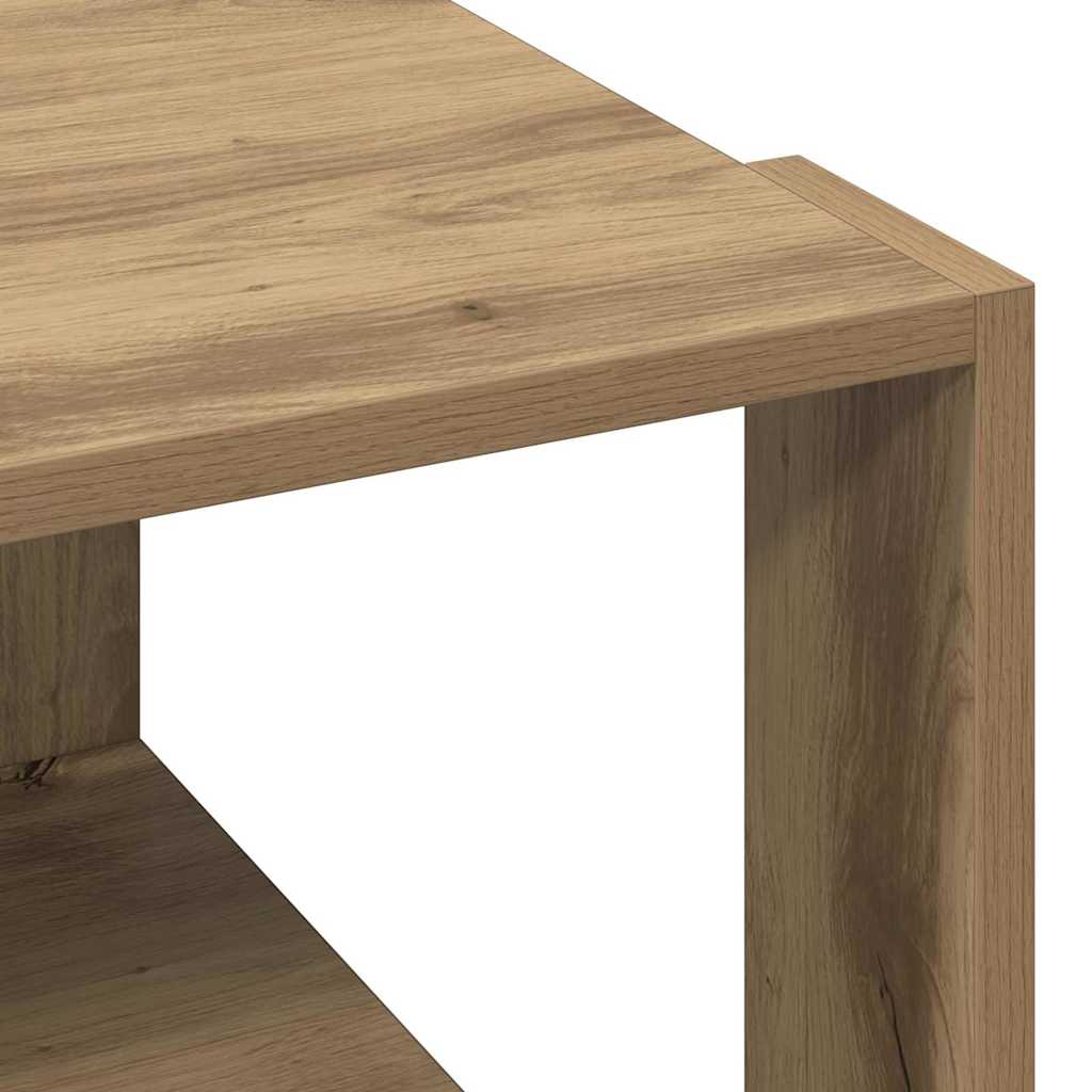 Masă de cafea stejar artizanal 51.5 x 51.5 x 30 cm GartenMobel Dekor
