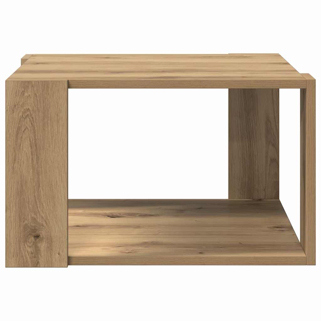 Masă de cafea stejar artizanal 51.5 x 51.5 x 30 cm GartenMobel Dekor