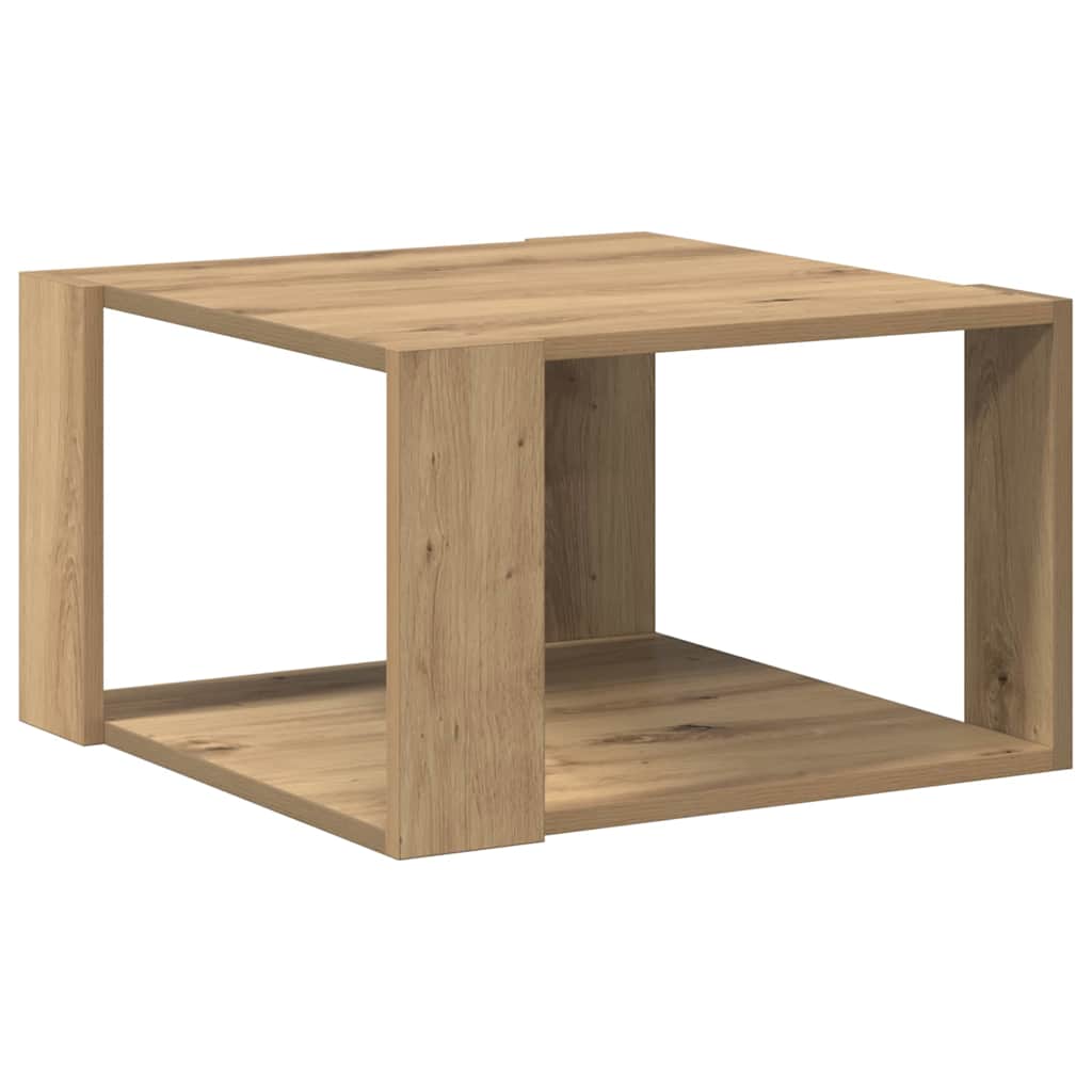 Masă de cafea stejar artizanal 51.5 x 51.5 x 30 cm GartenMobel Dekor