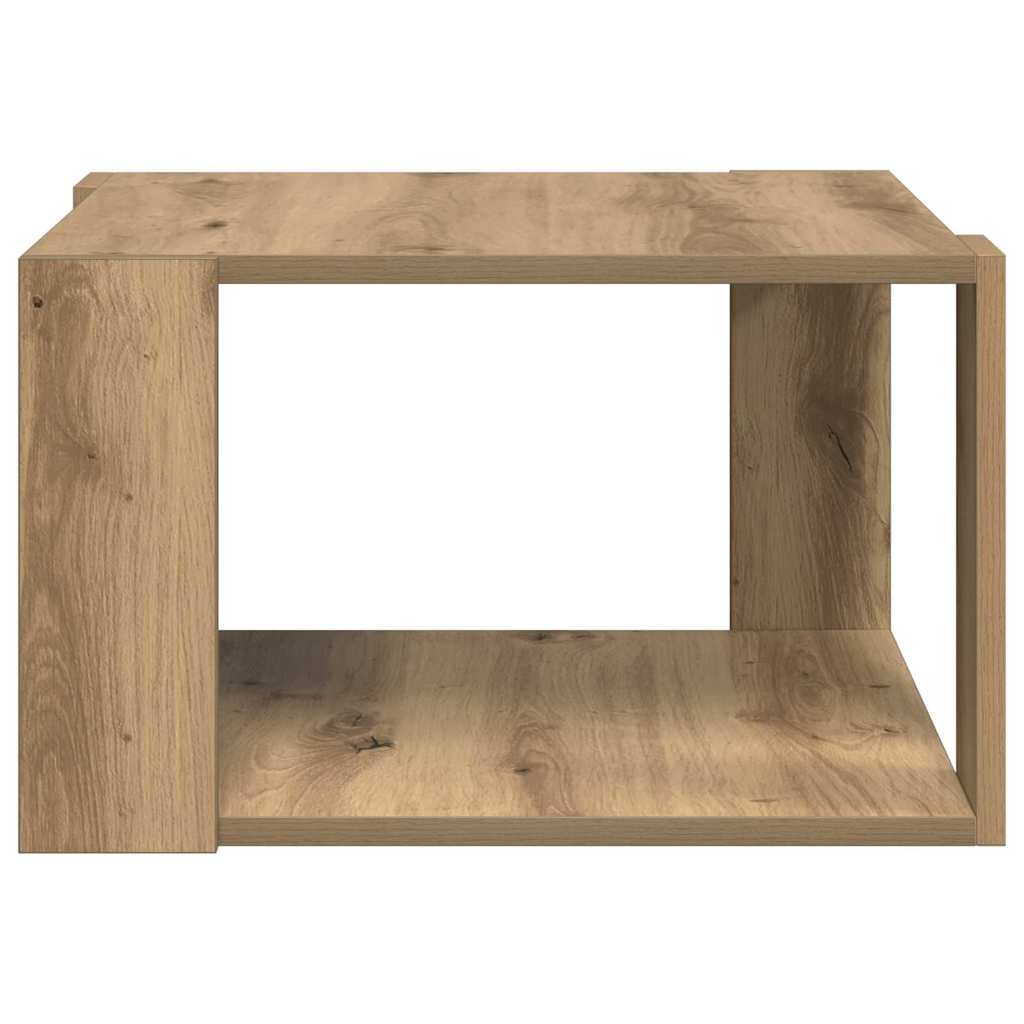 Masă de cafea stejar artizanal 51.5 x 51.5 x 30 cm GartenMobel Dekor