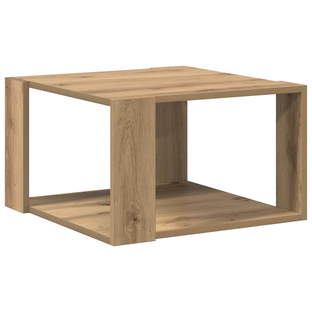Masă de cafea stejar artizanal 51.5 x 51.5 x 30 cm GartenMobel Dekor