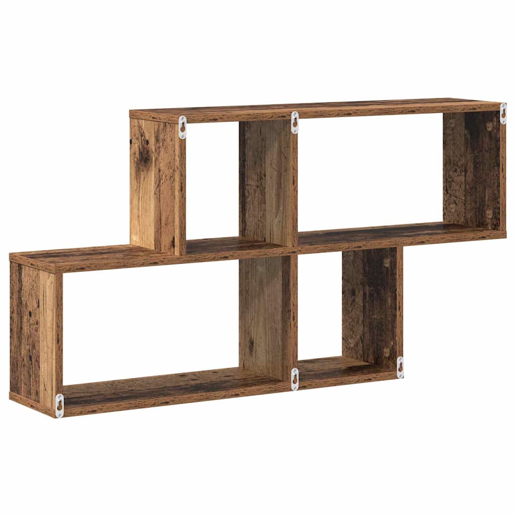 Raft de perete Lemn Vechi 100 x 20 x 53 cm Lemn compozit GartenMobel Dekor