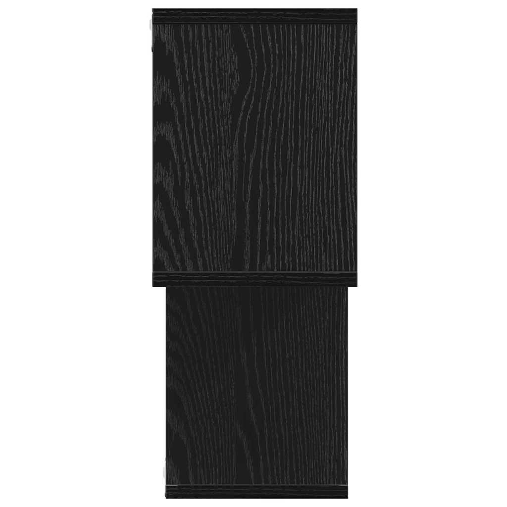 Raft de perete Stejar negru 100 x 20 x 53 cm Lemn compozit GartenMobel Dekor