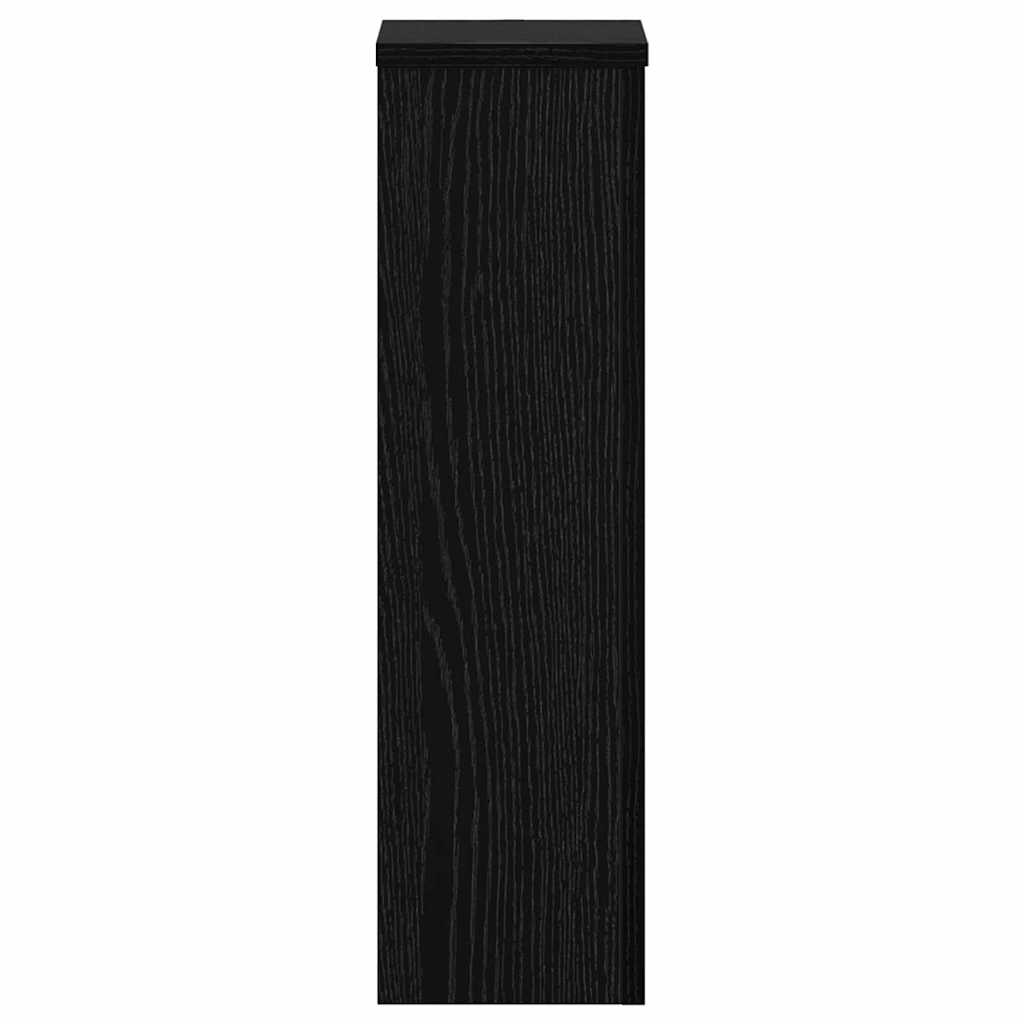 Suport pentru plante 2 pcs Stejar negru 17 x 17 x 60 cm GartenMobel Dekor