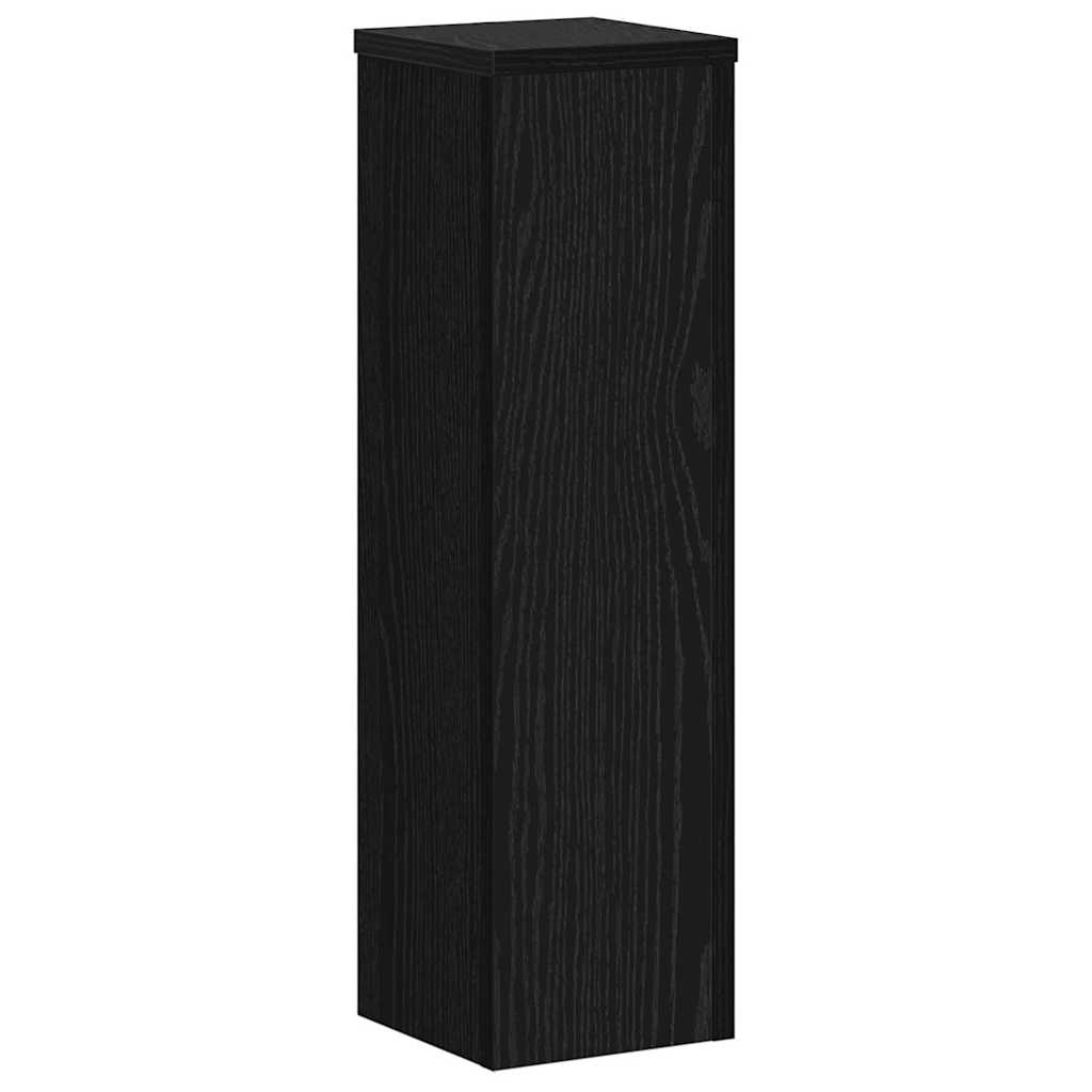 Suport pentru plante 2 pcs Stejar negru 17 x 17 x 60 cm GartenMobel Dekor