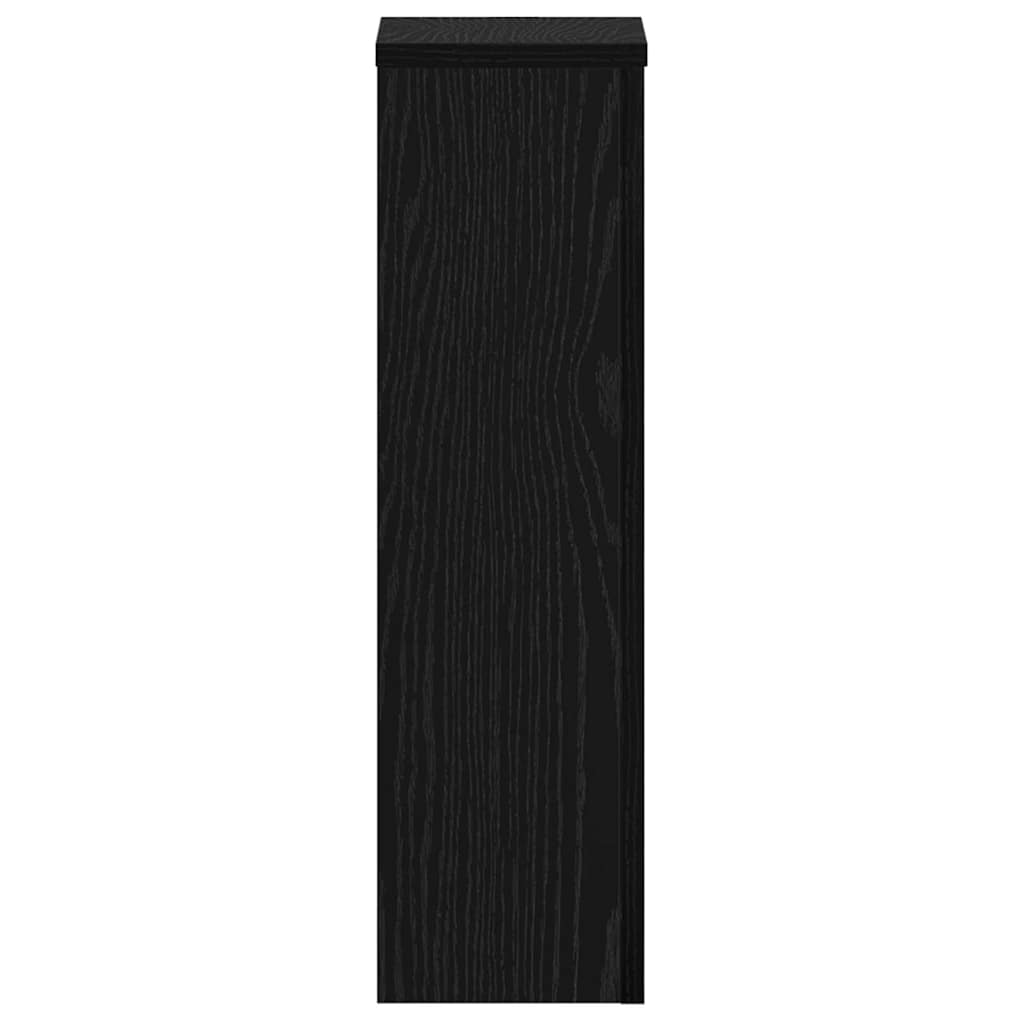 Suport pentru plante 2 pcs Stejar negru 17 x 17 x 60 cm GartenMobel Dekor