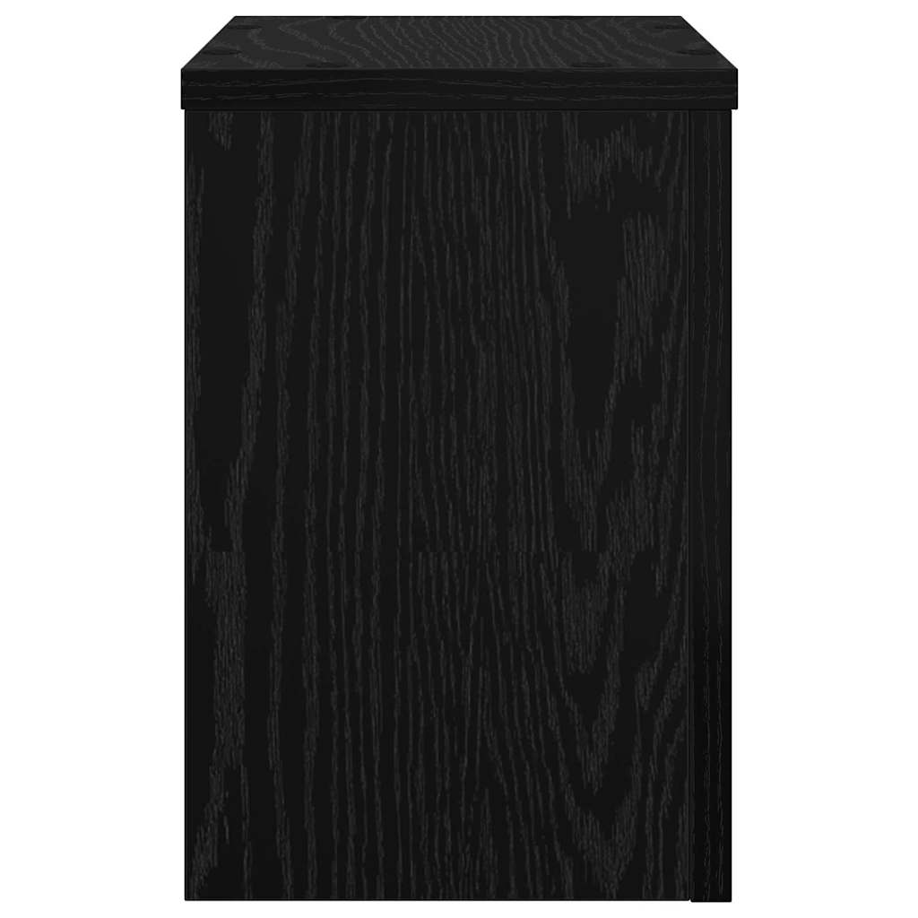 Suport pentru plante 2 pcs Stejar negru 20 x 20 x 30 cm GartenMobel Dekor