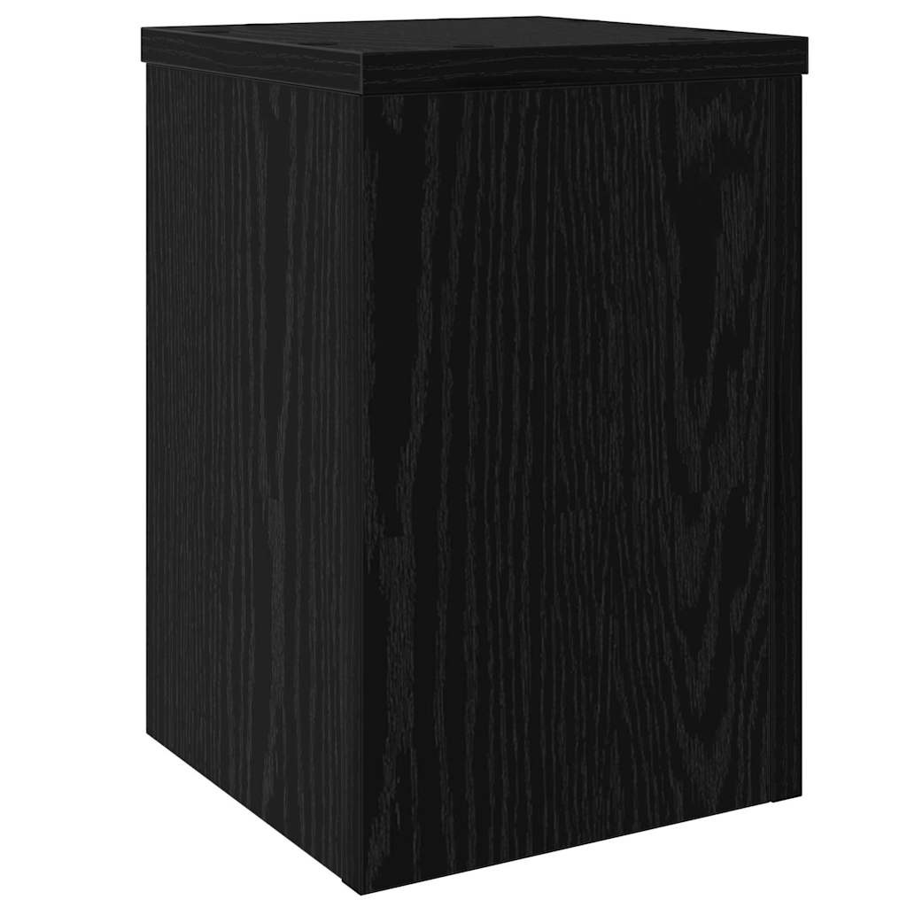 Suport pentru plante 2 pcs Stejar negru 20 x 20 x 30 cm GartenMobel Dekor