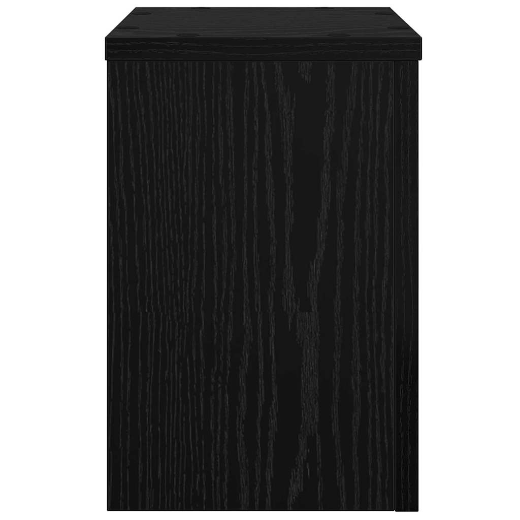 Suport pentru plante 2 pcs Stejar negru 20 x 20 x 30 cm GartenMobel Dekor