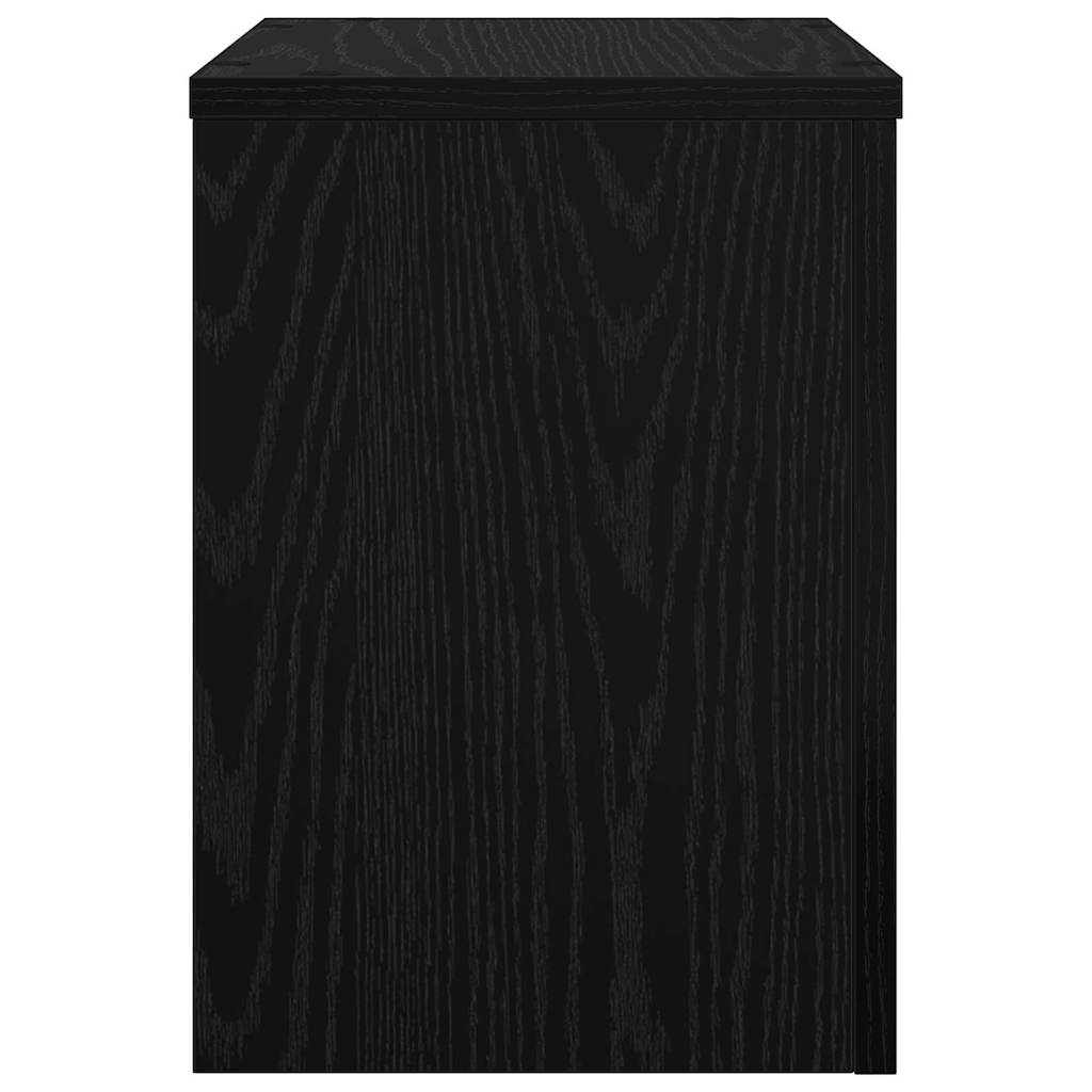 Suport pentru plante 2 pcs Stejar negru 25 x 25 x 35 cm GartenMobel Dekor