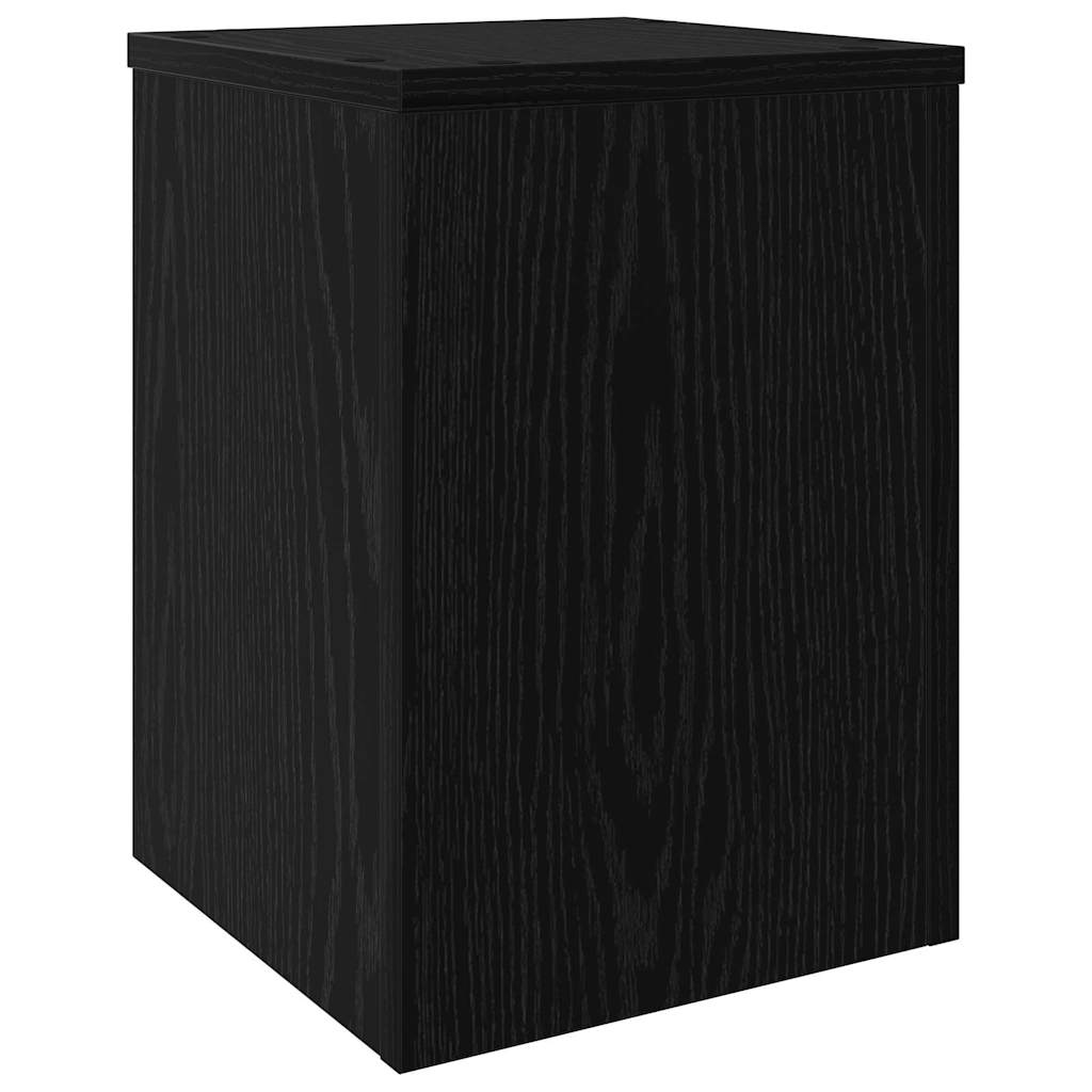 Suport pentru plante 2 pcs Stejar negru 25 x 25 x 35 cm GartenMobel Dekor
