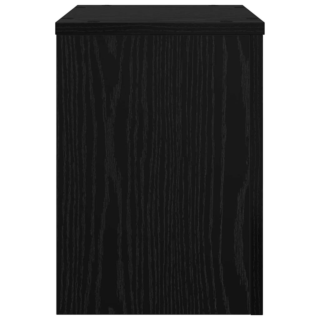 Suport pentru plante 2 pcs Stejar negru 25 x 25 x 35 cm GartenMobel Dekor