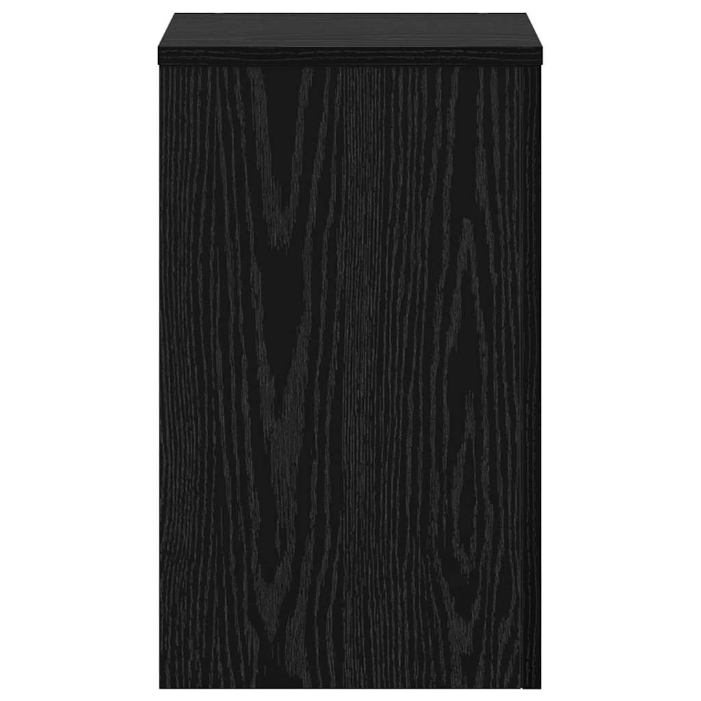 Suport pentru plante 2 pcs Stejar negru 30 x 30 x 50 cm GartenMobel Dekor