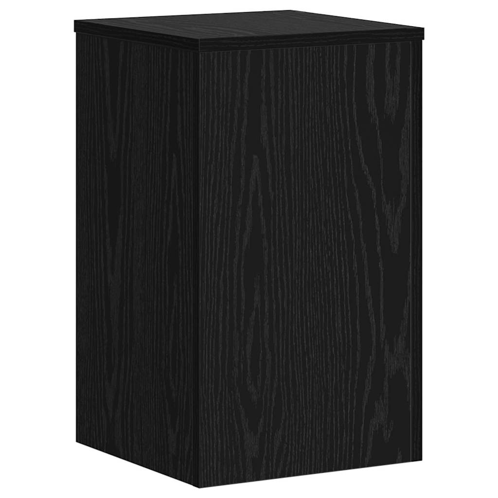 Suport pentru plante 2 pcs Stejar negru 30 x 30 x 50 cm GartenMobel Dekor