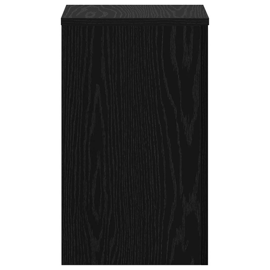 Suport pentru plante 2 pcs Stejar negru 30 x 30 x 50 cm GartenMobel Dekor