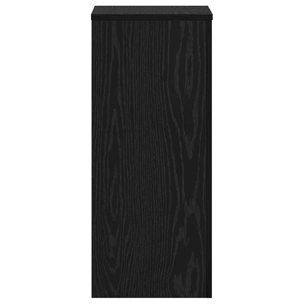 Suport pentru plante 2 pcs Stejar negru 30 x 30 x 70 cm GartenMobel Dekor