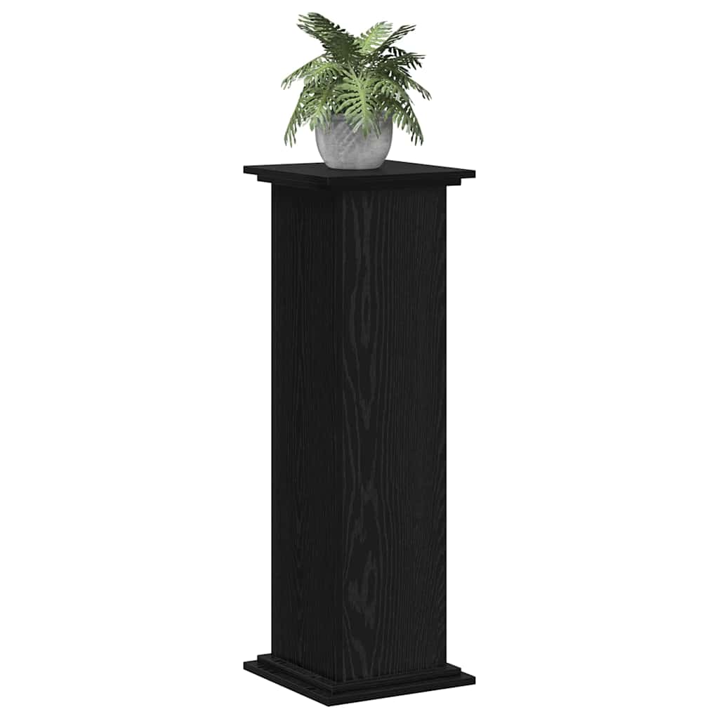 Suport pentru plante Stejar negru 33 x 33 x 100 cm GartenMobel Dekor