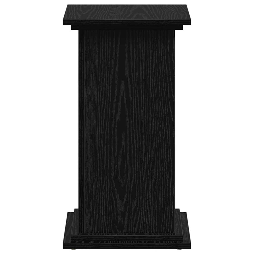 Suport pentru plante Stejar negru 33 x 33 x 60 cm Lemn compozit GartenMobel Dekor