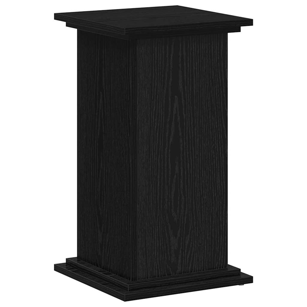 Suport pentru plante Stejar negru 33 x 33 x 60 cm Lemn compozit GartenMobel Dekor