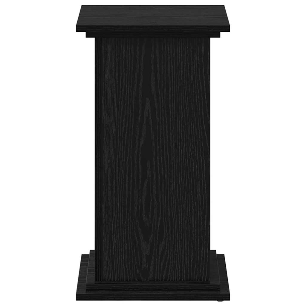 Suport pentru plante Stejar negru 33 x 33 x 60 cm Lemn compozit GartenMobel Dekor