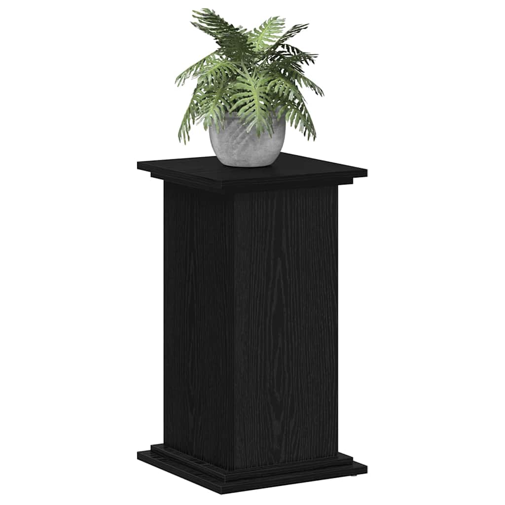 Suport pentru plante Stejar negru 33 x 33 x 60 cm Lemn compozit GartenMobel Dekor