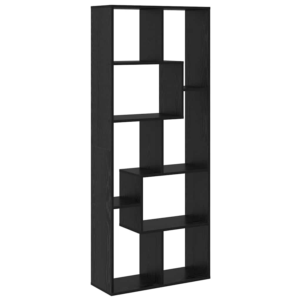 Bibliotecă Stejar negru 67 x 25 x 161.5 cm Lemn compozit GartenMobel Dekor