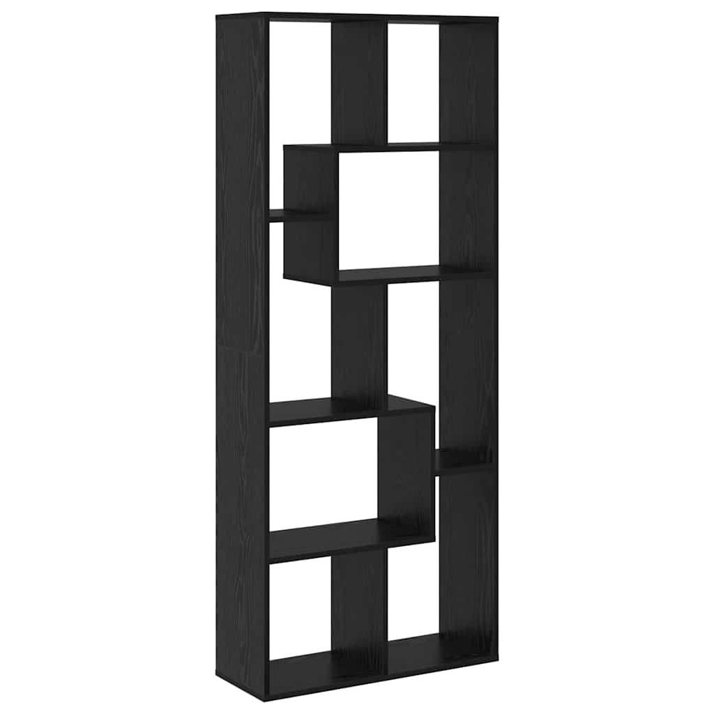 Bibliotecă Stejar negru 67 x 25 x 161.5 cm Lemn compozit GartenMobel Dekor