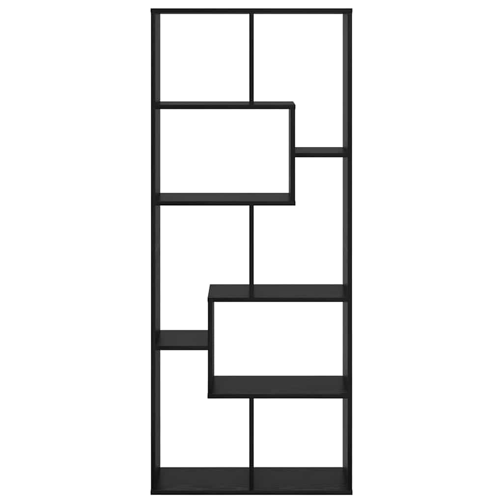 Bibliotecă Stejar negru 67 x 25 x 161.5 cm Lemn compozit GartenMobel Dekor