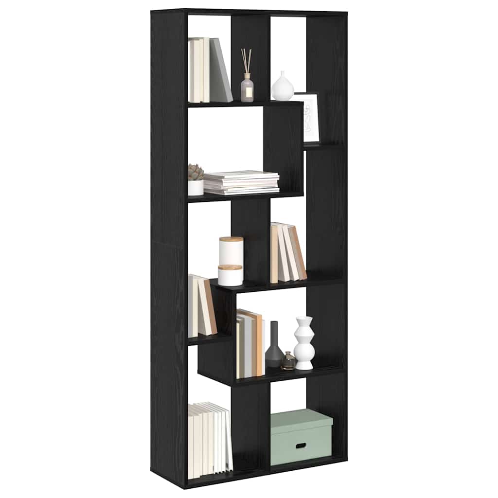 Bibliotecă Stejar negru 67 x 25 x 161.5 cm Lemn compozit GartenMobel Dekor