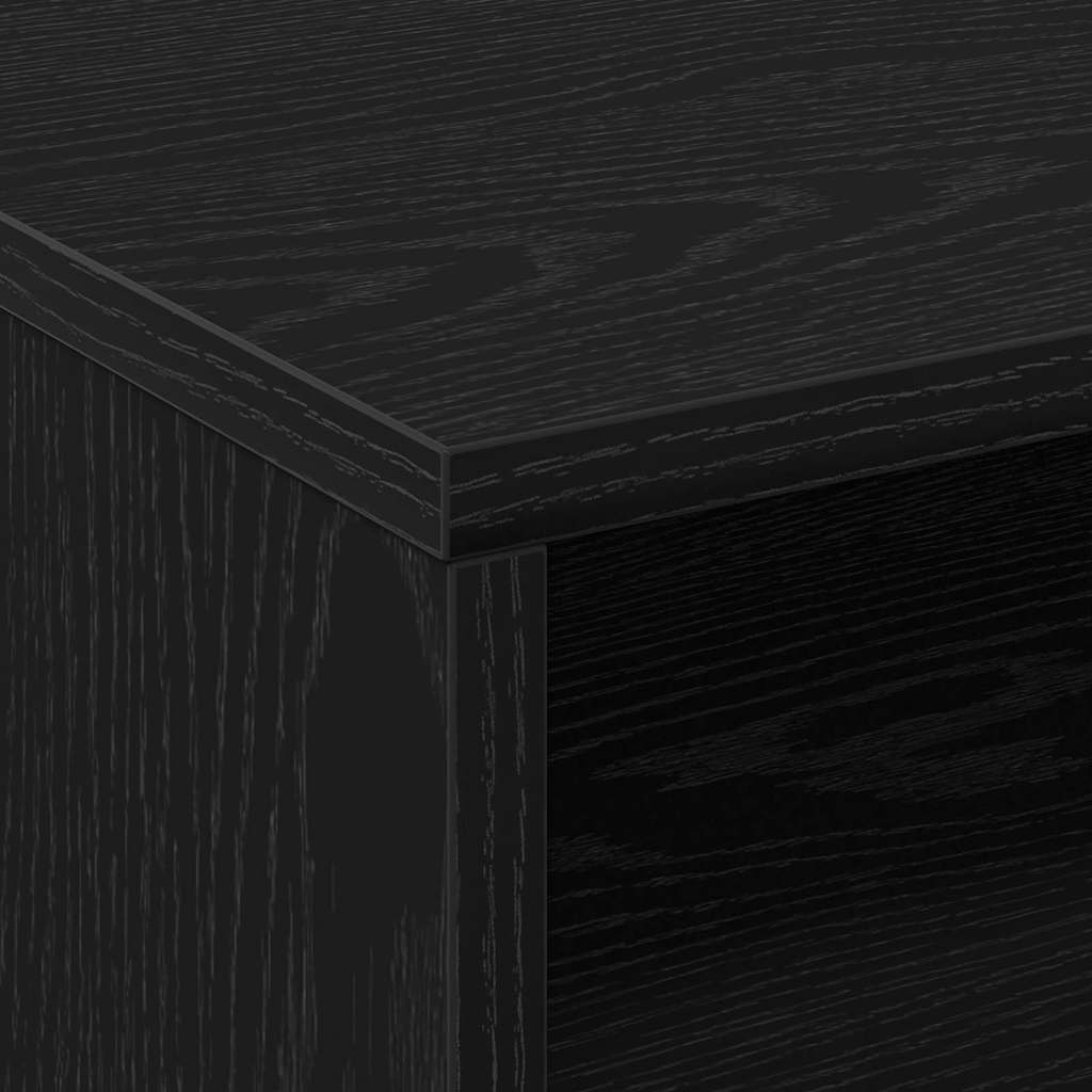 Cabinet Mobil cu ușă Stejar negru 60 x 48 x 81 cm Lemn compozit GartenMobel Dekor