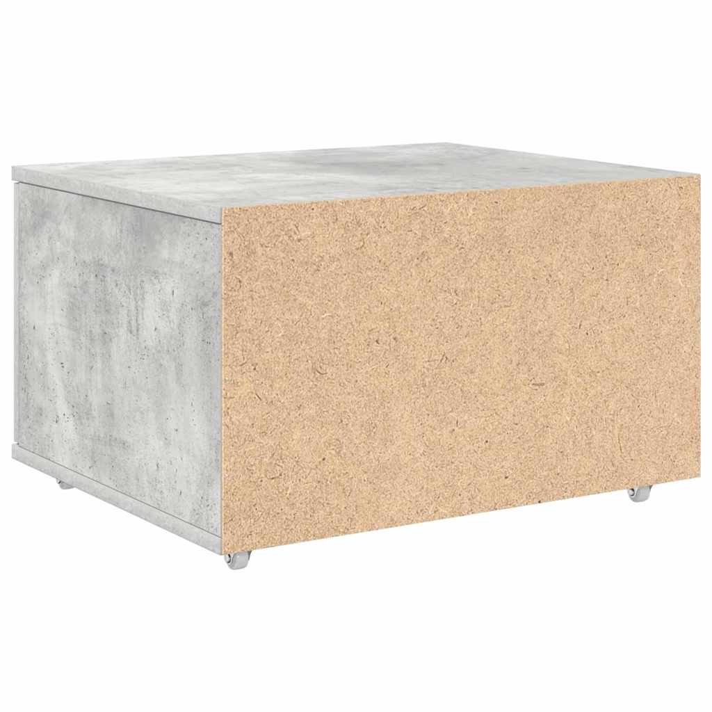 Dulap cu sertare cu roata Gri 55 x 45 x 33.5 cm Lemn compozit GartenMobel Dekor