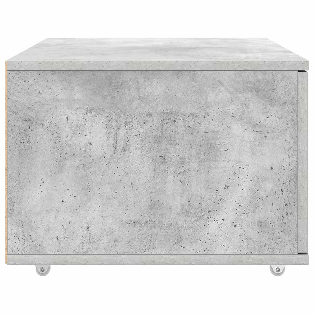 Dulap cu sertare cu roata Gri 55 x 45 x 33.5 cm Lemn compozit GartenMobel Dekor