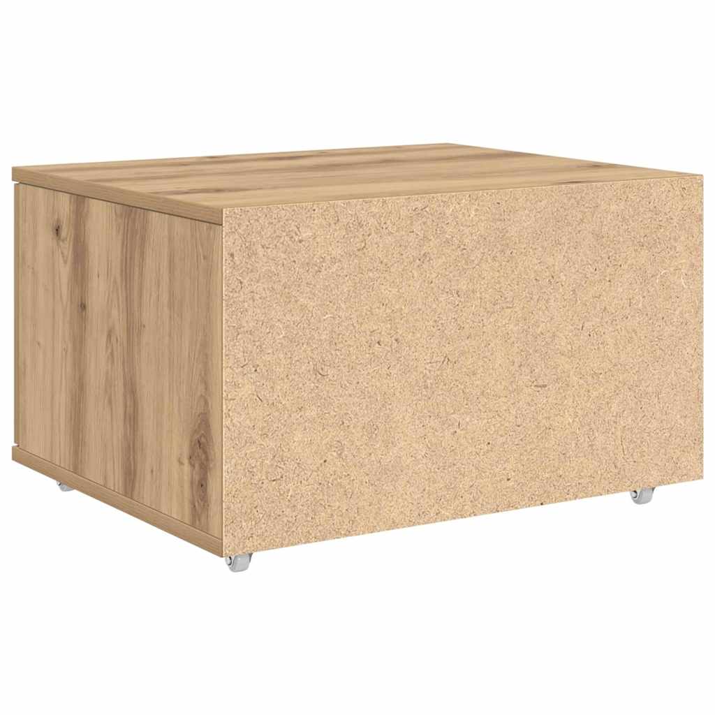 Dulap cu sertare cu roata Maro 55 x 45 x 33.5 cm Lemn compozit GartenMobel Dekor
