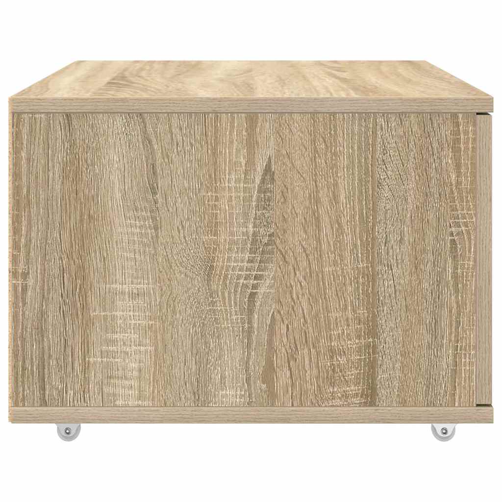 Dulap cu sertare cu roata Maro 55 x 45 x 33.5 cm Lemn compozit GartenMobel Dekor
