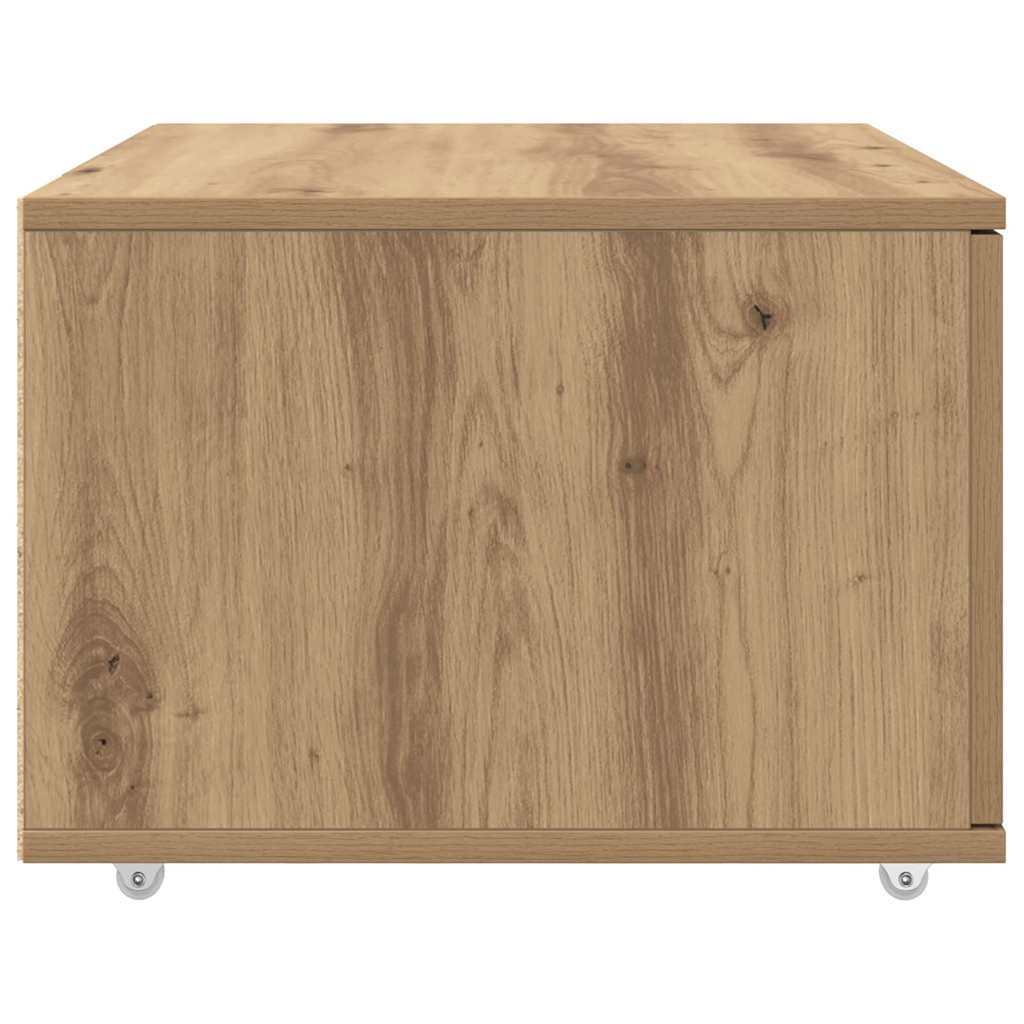 Dulap cu sertare cu roata Maro 55 x 45 x 33.5 cm Lemn compozit GartenMobel Dekor