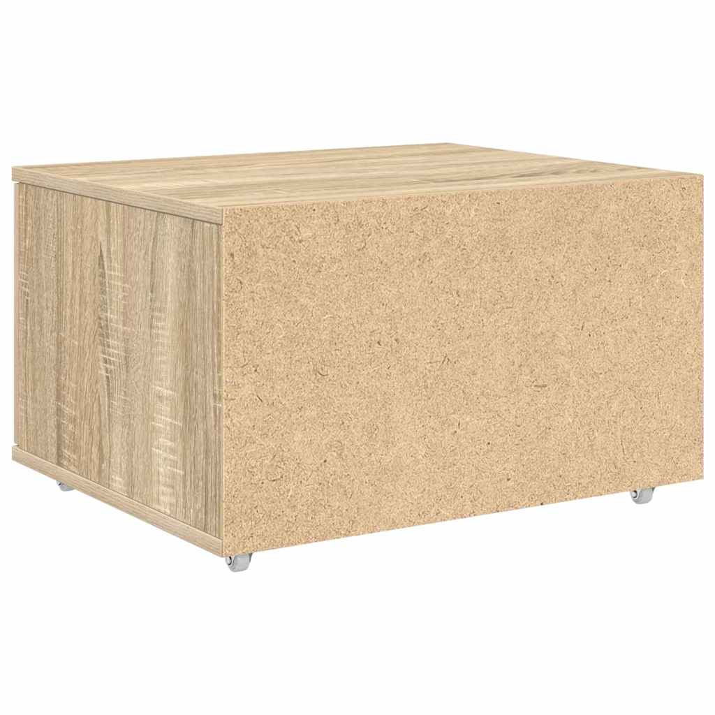 Dulap cu sertare cu roata Maro 55 x 45 x 33.5 cm Lemn compozit GartenMobel Dekor