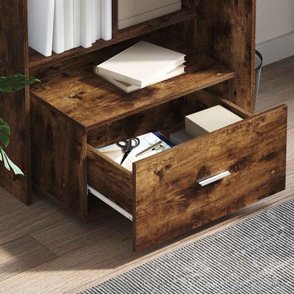Dulap cu sertare cu roata Maro 55 x 45 x 33.5 cm Lemn compozit GartenMobel Dekor