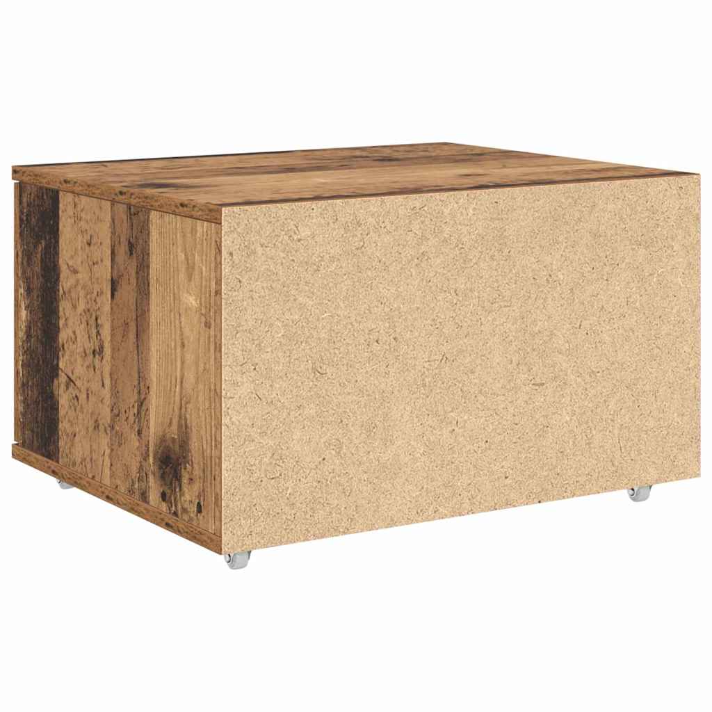 Dulap cu sertare cu roata Maro 55 x 45 x 33.5 cm Lemn compozit GartenMobel Dekor