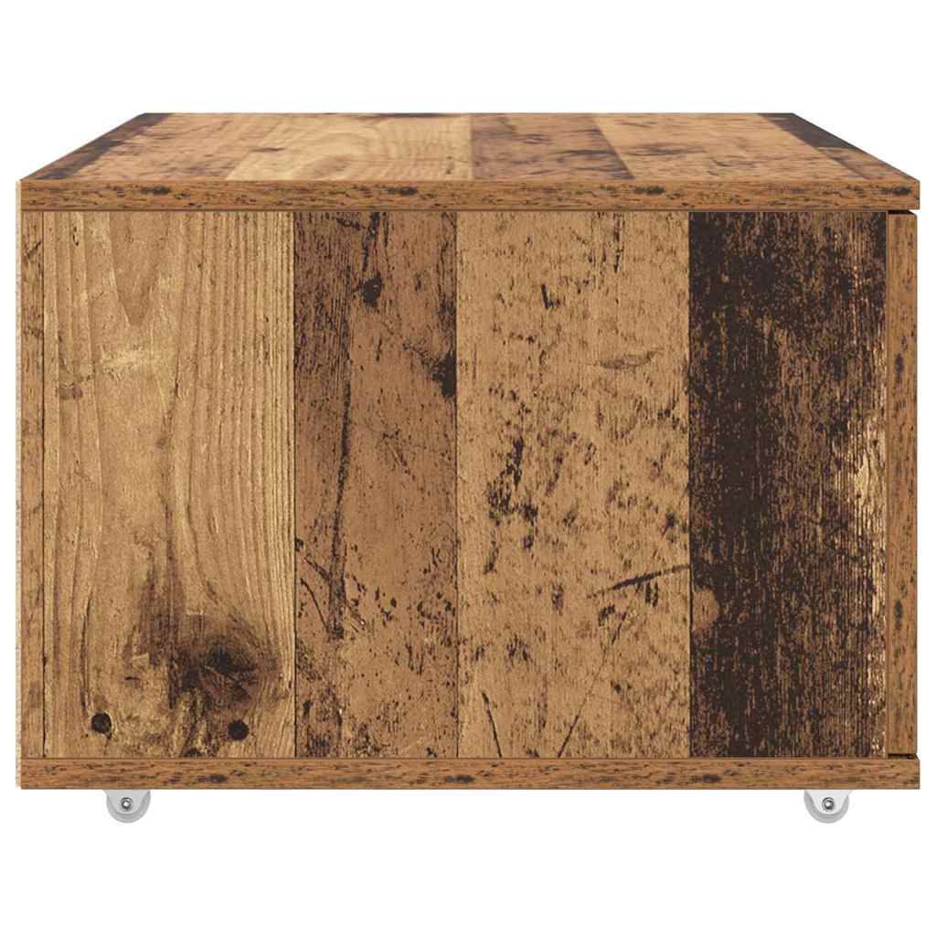 Dulap cu sertare cu roata Maro 55 x 45 x 33.5 cm Lemn compozit GartenMobel Dekor