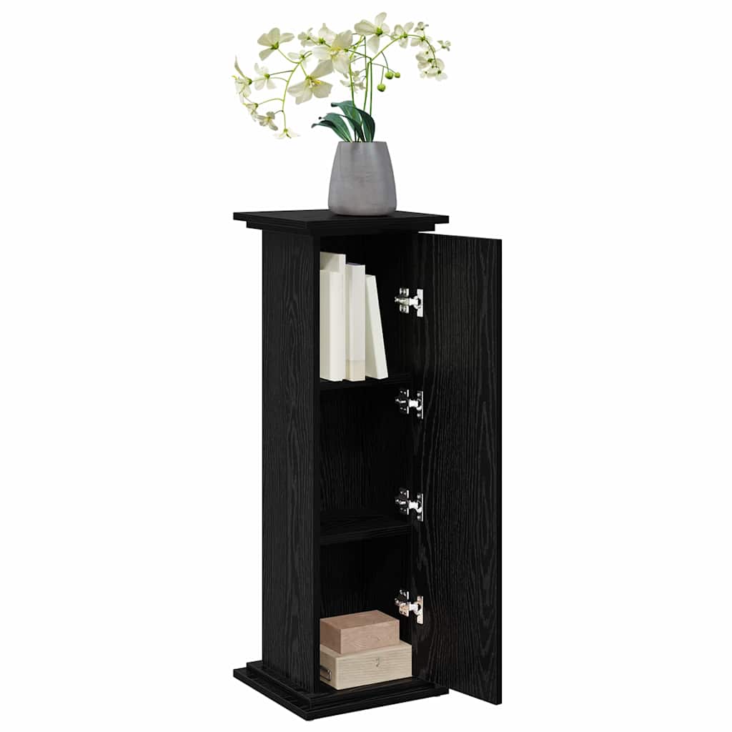 Raft de expunere Stejar Negru 31 x 30 x 90 cm Lemn compozit GartenMobel Dekor