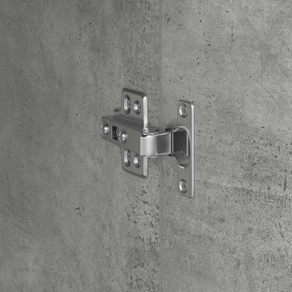 Rafturi Gri beton 35 x 39 x 168 cm Lemn compozit GartenMobel Dekor