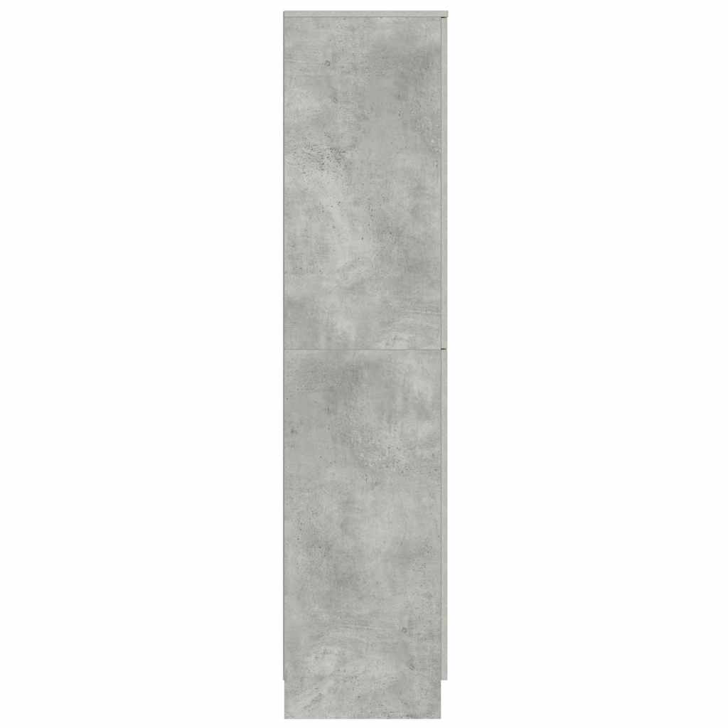 Rafturi Gri beton 35 x 39 x 168 cm Lemn compozit GartenMobel Dekor